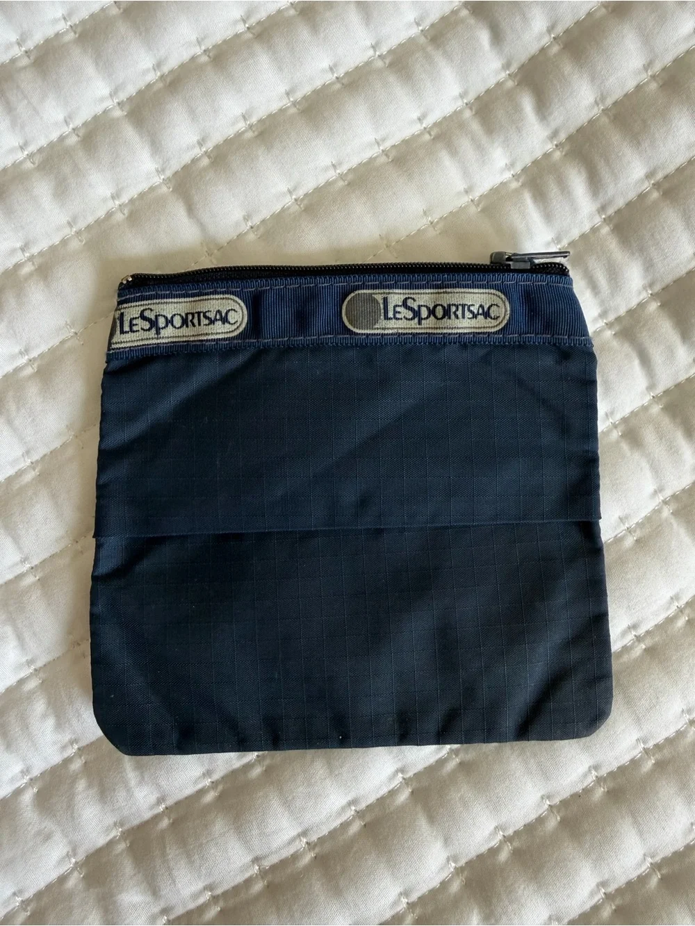 Lesportsac Navy Zippered Pouch